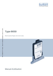 Burkert 6650 Manuel D'utilisation