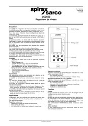 Spirax Sarco LC2650 Mode D'emploi