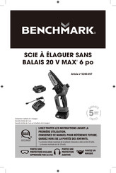 Benchmark 5240-057 Mode D'emploi