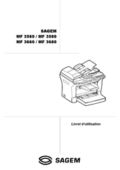 Sagem MF 3660 Livret D'utilisation