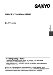 Sanyo Xacti VPC-HD2000 Guide D'utilisation Rapide