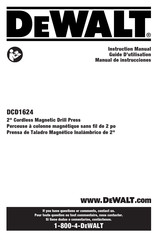 DeWalt DCD1624 Guide D'utilisation