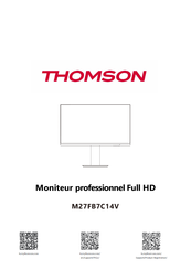 THOMSON M27FB7C14V Mode D'emploi