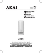 Akai AC-151 Manuel D'utilisation