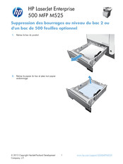 HP LASERJET ENTERPRISE 500 MFP M525 Guide Rapide