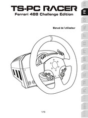 Thrustmaster TS-PC RACER Ferrari 488 Challenge Edition Manuel De L'utilisateur