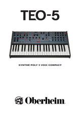 Oberheim TEO-5 Manuel D'utilisation