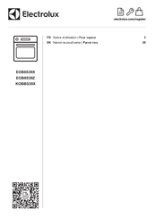 Electrolux SteamBoost EOB8S39X Notice D'utilisation