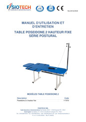 FISIOTECH POSEIDONE.2 Serie Manuel D'utilisation Et D'entretien