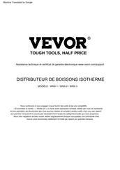 VEVOR WNS-3 Mode D'emploi