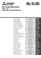 Mitsubishi Electric Mr.SLIM PKA-M LAL2 Serie Manuel D'utilisation