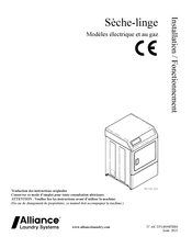 Alliance Laundry Systems DRY724C-SVG Installation/Fonctionnement