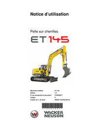 Wacker Neuson E11-02 Notice D'utilisation