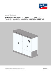 Sma SUNNY CENTRAL 500CP XT Manuel D'utilisation