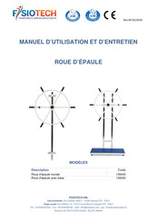 FISIOTECH 135040 Manuel D'utilisation Et D'entretien