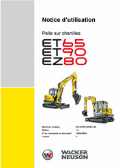 Wacker Neuson E14-04 Notice D'utilisation