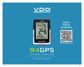 VDO Cyclecomputing R4GPS Manuel