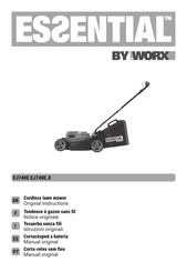 Worx Essential EJ740E.X Notice Originale