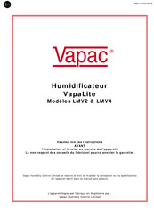 Vapac VapaLite LMV4 Mode D'emploi