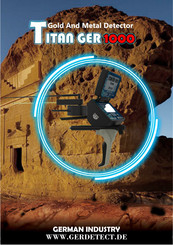 Ger Detect TITAN GER-1000 Manuel D'utilisation