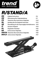 TREND R/STAND/A Traduction Des Instructions Originales