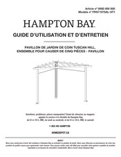 HAMPTON BAY TUSCAN HILL FRS71075AL-ST1 Guide D'utilisation Et D'entretien