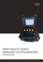 WatchGas PDM MULTI DOCK Manuel D'utilisation