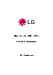 LG LDU-1900D Guide De L'utilisateur