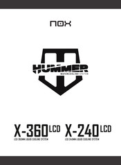 nox HUMMER X-240 LCD Mode D'emploi