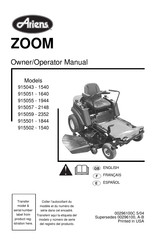 Ariens 915051 Manuel Du Propriétaire