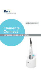 KERR ENDODONTICS Elements Connect Mode D'emploi