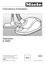 Miele S 4000 Instructions D'installation