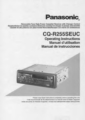 Panasonic CQ-R255SEUC Manuel D'utilisation