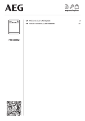 AEG FSE54600Z Notice D'utilisation