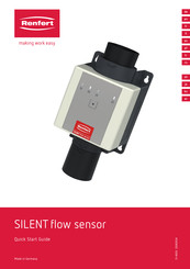 Renfert SILENT flow sensor Guide De Démarrage Rapide