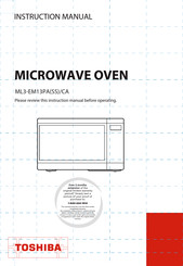 Toshiba ML3-EM13PA(SS)/CA Manuel D'instructions