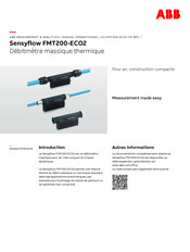 ABB Sensyflow FMT200-ECO2 Manuel