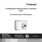 Polaroid a800 Manuel De L'utilisateur