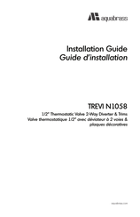 aquabrass TREVI N1058 Guide D'installation