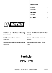 Vetus PWS31A1 Manuel D'installation Et D'utilisation