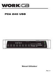 Work Pro Ca PCA 240 USB Manuel Utilisateur