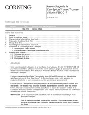 CORNING CamSplice FBC-017 Mode D'emploi