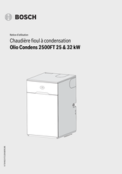 Bosch Olio Condens 2500FT 32 kW Notice D'utilisation