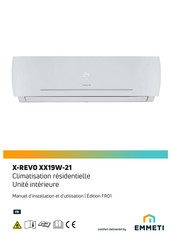 emmeti X-REVO 1819 W-21 Manuel D'installation Et D'utilisation