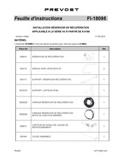 PREVOST FI-18095 Feuille D'instructions