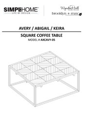 Simpli Home ABIGAIL AXCAVY-05 Mode D'emploi