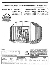 Arrow 697.68604-A1 Manuel Du Propriétaire Et Instructions De Montage