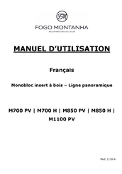 Fogo Montanha M850 PV Manuel D'utilisation