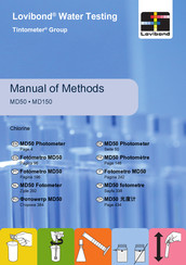 Tintometer Lovibond MD150 Manuel