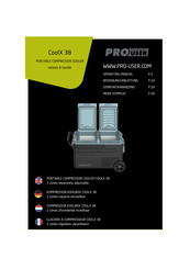 Pro-User CoolX 38 Mode D'emploi